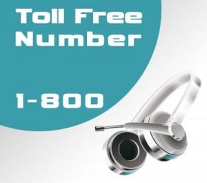 Toll-free 800 number