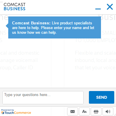 Comcast live chat Talk To
