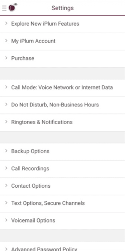 Configuring Settings in the Mobile App