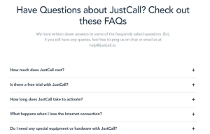 JustCall FAQ