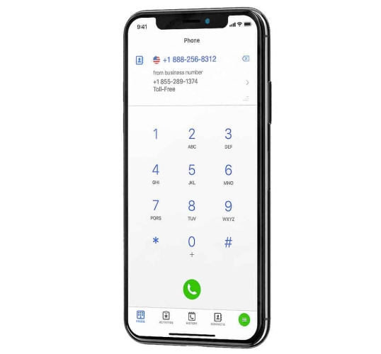 mightycall virtual phone number on mobile