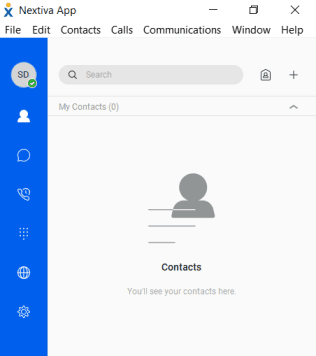 Nextiva Desktop App Contacts